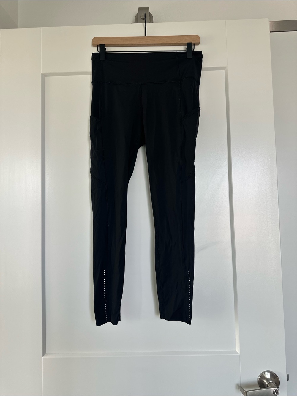 lululemon athletica Black High-Rise Leggings with Side Pockets